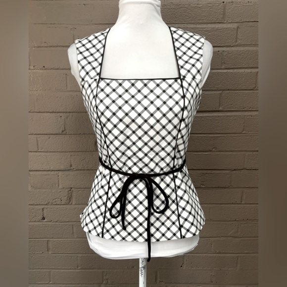 White House Black Market Tops - WHBM  black & white sleeveless top 4